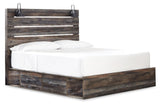 Drystan Multi King Panel Bedroom Set with Dresser, Mirror and 2 Nightstands (Online Special Price) - Ornate Home