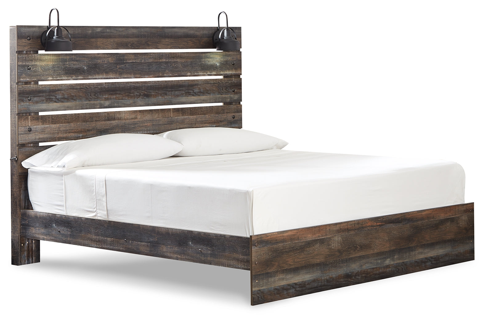 Drystan Multi King Panel Bedroom Set with Dresser, Mirror, and Nightstand (Online Special Price) - Ornate Home