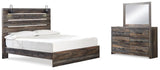 Drystan Multi King Panel Bedroom Set with Dresser and Mirror (Online Special Price) - Ornate Home