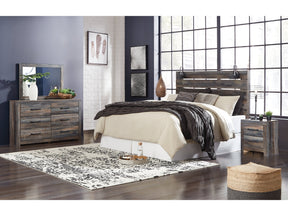 Drystan Multi King Panel Headboard with Metal Frame, Dresser, Mirror, and Nightstand (Online Special Price) - Ornate Home