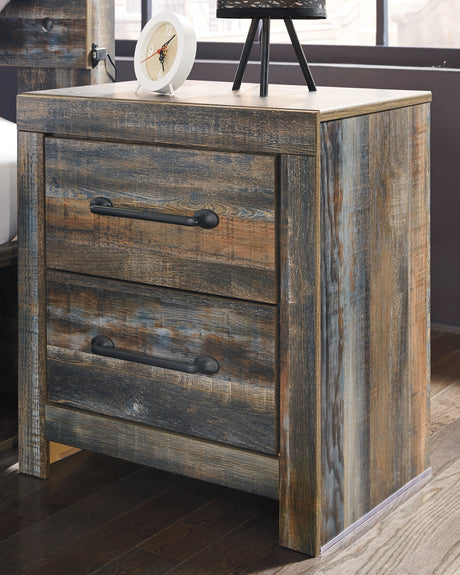 Drystan Multi King Panel Headboard with Metal Frame, Dresser, Mirror, and Nightstand - Ornate Home