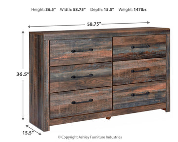 Drystan Multi Queen Bookcase Bed with Storage, Dresser and Nightstand - Ornate Home