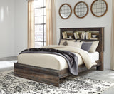 Drystan Multi Queen Bookcase Bedroom Set with Dresser and Chest - Ornate Home