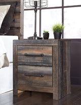 Drystan Multi Queen Bookcase Panel Bedroom Set with Dresser, Mirror Chest and Nightstand (Online Special Price) - Ornate Home