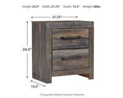 Drystan Multi Queen Bookcase Storage Bed, Dresser, Mirror, Chest and Nightstand - Ornate Home