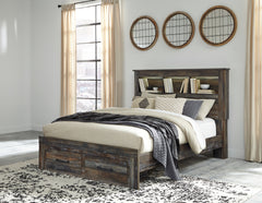Drystan Multi Queen Bookcase Storage Bed, Dresser and Mirror - Ornate Home