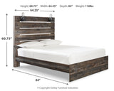 Drystan Multi Queen Panel Bed, 2 Dressers, Mirror and 2 Nightstands - Ornate Home