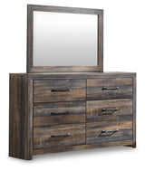 Drystan Multi Queen Panel Bedroom Set with 2 Dressers, Mirror, Chest and 2 Nightstands - Ornate Home
