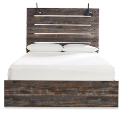 Drystan Multi Queen Panel Bedroom Set with Dresser, Mirror, Chest and Nightstand - Ornate Home