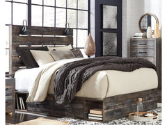 Drystan Multi Queen Panel Bedroom Set with Storage, Chest and Nightstand - Ornate Home