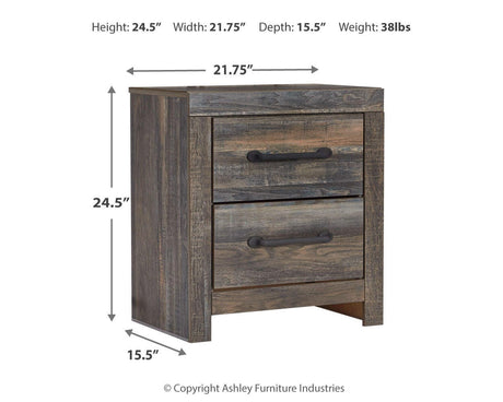 Drystan Multi Queen Panel Storage Bed, Dresser, Mirror, Chest and 2 Nightstands - Ornate Home
