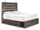 Drystan Multi Queen Panel Storage Bedroom Set with 2 Nightstands (Online Special Price) - Ornate Home
