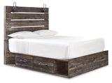 Drystan Multi Queen Panel Storage Bedroom Set with Dresser, Mirror, Chest and Nightstand (Online Special Price) - Ornate Home