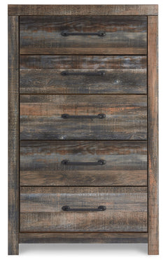 Drystan Multi Queen Panel Storage Bedroom Set with Dresser, Mirror, Chest and Nightstand - Ornate Home