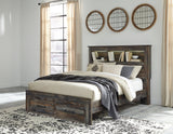 Drystan Multi Queen Panel Storage Bedroom Set with Dresser and Mirror - Ornate Home