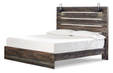 Drystan Multi Tone King Panel Bed (Online Special Price) - Ornate Home