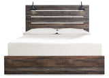 Drystan Multi Tone King Panel Bed (Online Special Price) - Ornate Home