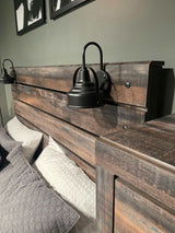 Drystan Multi Tone Queen Panel Bed w/ 4 Storage Drawers (Online Special Price) - Ornate Home
