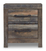 Drystan Multi Tone Queen Panel Bedroom Set / 4pc with 2 Storage Drawers (Online Special Price) - Ornate Home