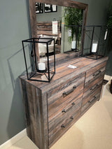 Drystan Multi Tone Queen Panel Bedroom Set / 4pc with 2 Storage Drawers (Online Special Price) - Ornate Home