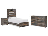 Drystan Multi Twin Panel Bed & Dresser & Nightstand (Online Special Price) - Ornate Home