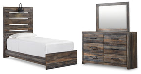 Drystan Multi Twin Panel Bed, Dresser and Mirror - Ornate Home