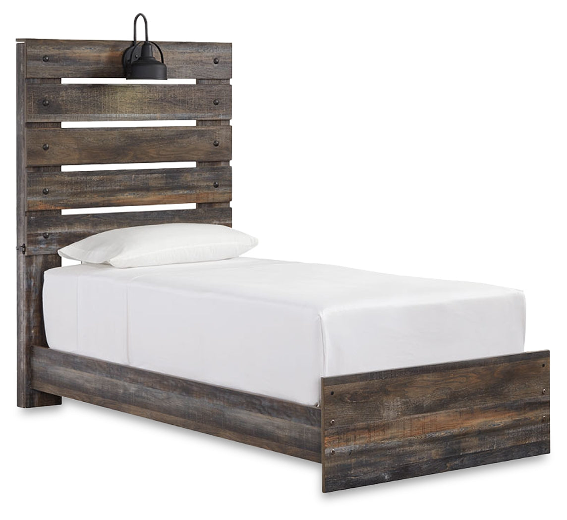 Drystan Multi Twin Panel Bedroom Set with Storage, Dresser and Nightstand (Online Special Price) - Ornate Home