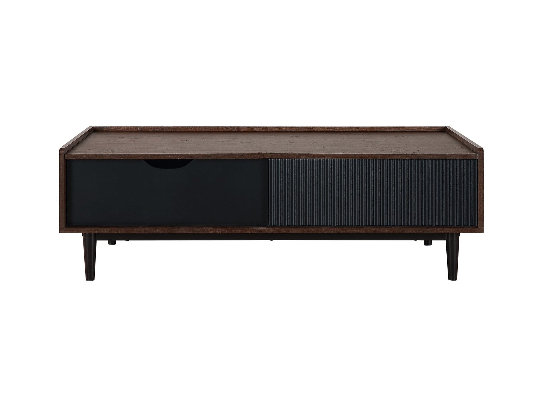 Duane Coffee Table in Dark Brown and Black - Ornate Home