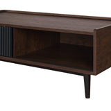 Duane Coffee Table in Dark Brown and Black - Ornate Home