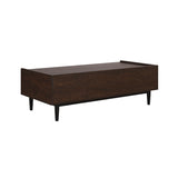 Duane Coffee Table in Dark Brown and Black - Ornate Home