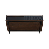 Duane Coffee Table in Dark Brown and Black - Ornate Home