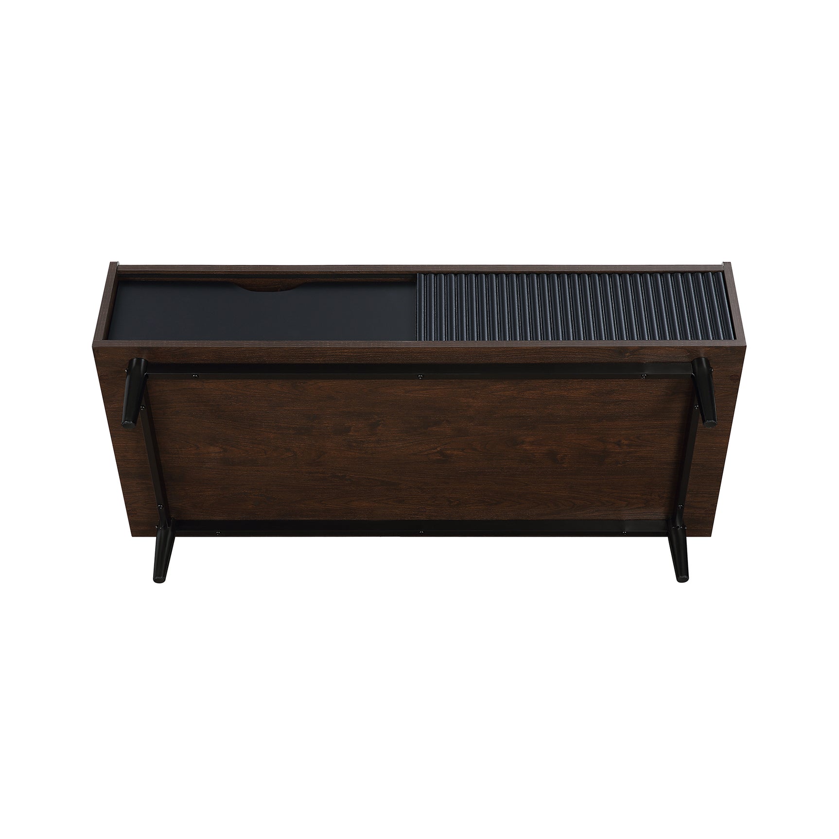 Duane Coffee Table in Dark Brown and Black - Ornate Home