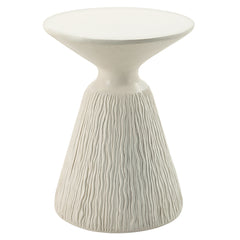 Duane Natural White Accent Table - Ornate Home
