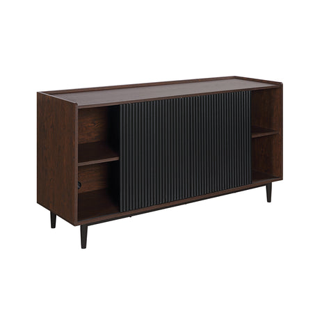 Duane Sideboard in Dark Brown and Black - Ornate Home