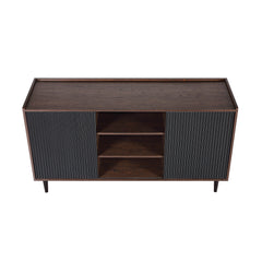 Duane Sideboard in Dark Brown and Black - Ornate Home