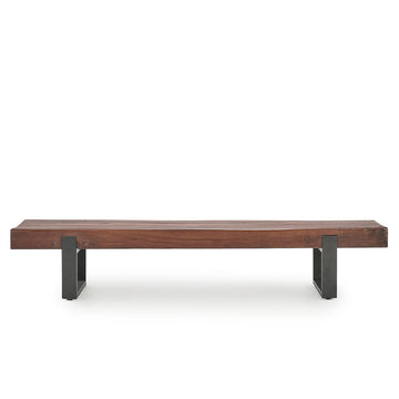 Duarte Brown Bench - Ornate Home