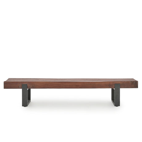 Duarte Brown Bench - Ornate Home