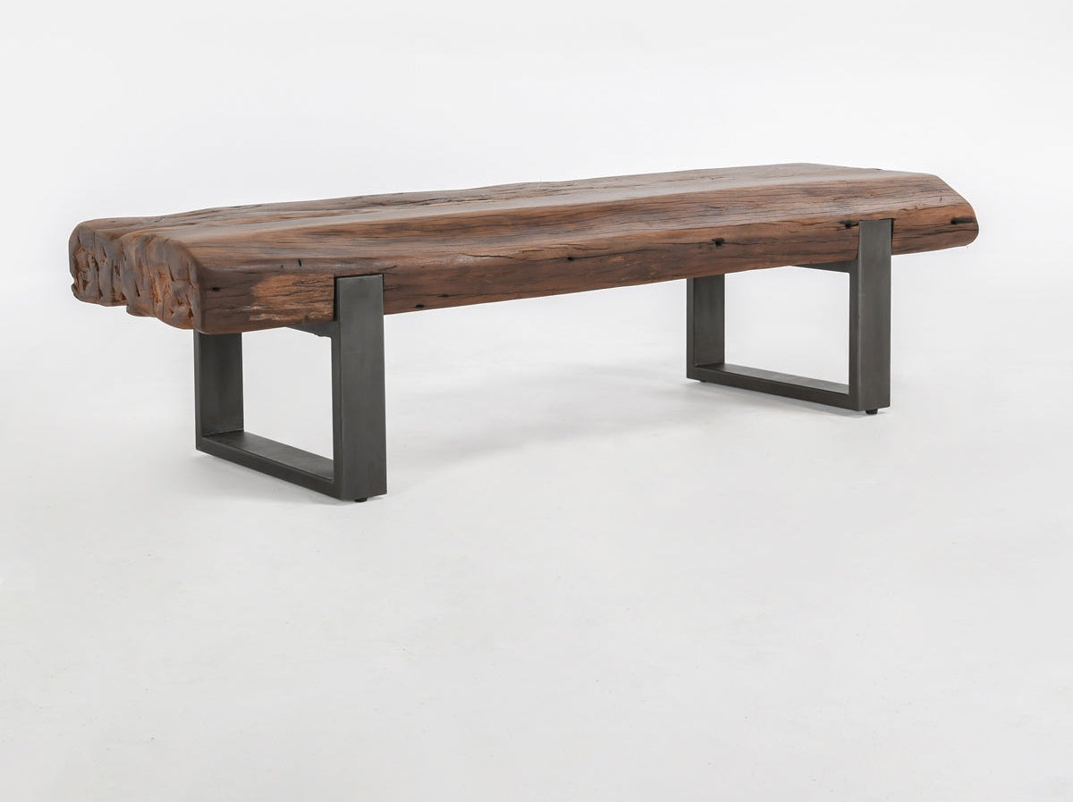 Duarte Brown Bench - Ornate Home