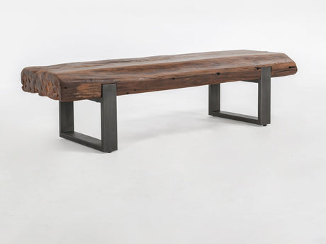 Duarte Brown Bench - Ornate Home