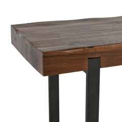 Duarte Brown/Black Counter Table - Ornate Home
