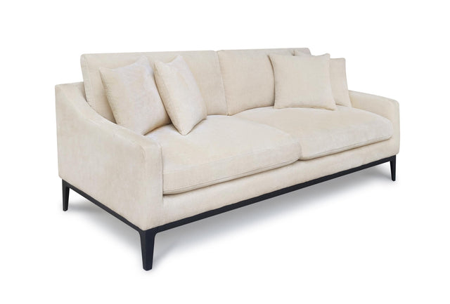 Duarte Latte Transitional Upholstered Sofa With Reversible Cushions