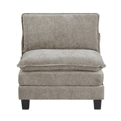 Dublin Dark Pewter 4-Piece Modular Sectional - Ornate Home