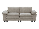 Dublin Dark Pewter Loveseat - Ornate Home