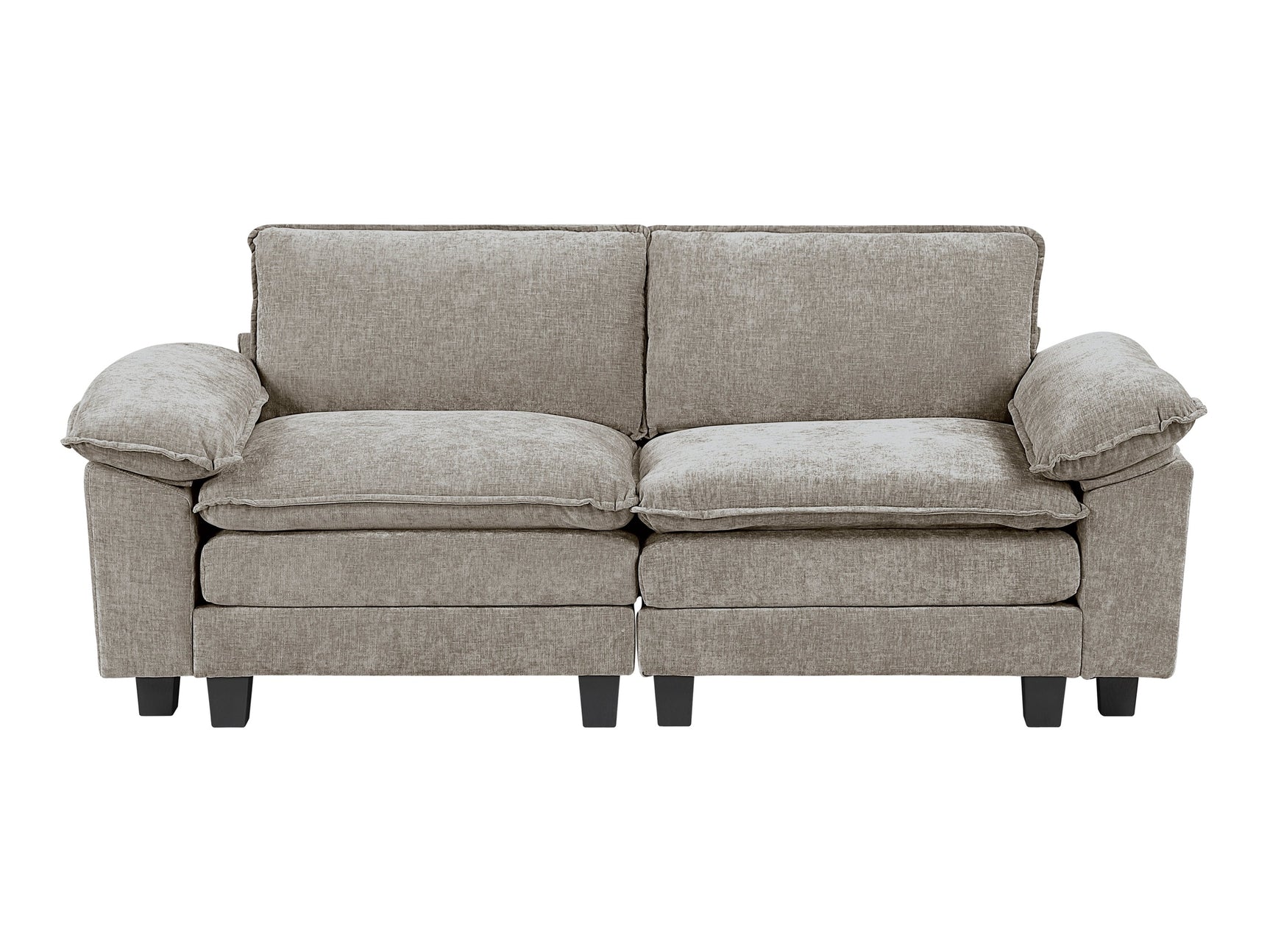 Dublin Dark Pewter Loveseat - Ornate Home