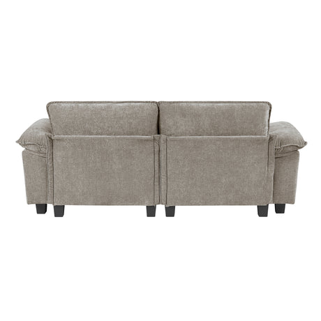 Dublin Dark Pewter Loveseat - Ornate Home