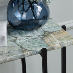 Dublin Green/Black Console Table - Ornate Home