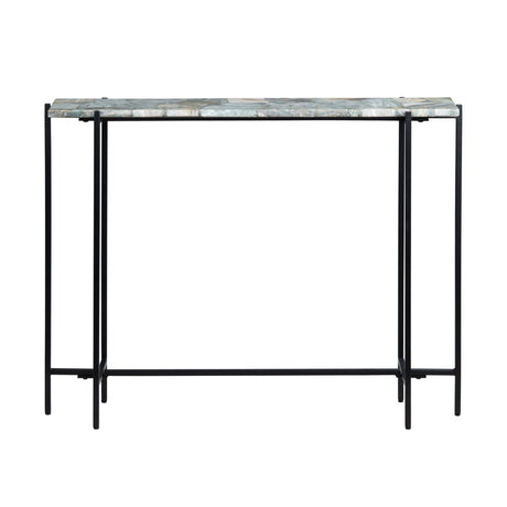 Dublin Green/Black Console Table - Ornate Home
