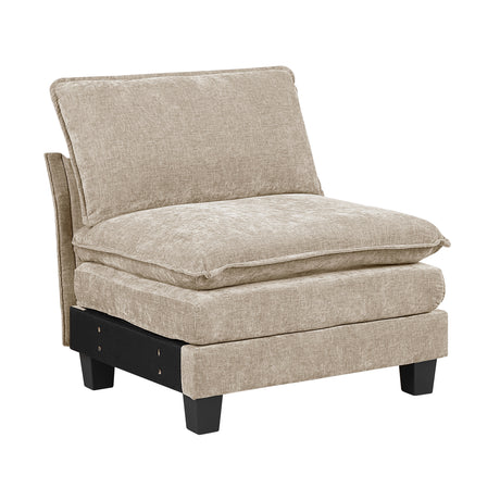 Dublin Taupe 5-Piece Modular Sectional - Ornate Home