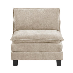 Dublin Taupe 6-Piece Modular Sectional - Ornate Home