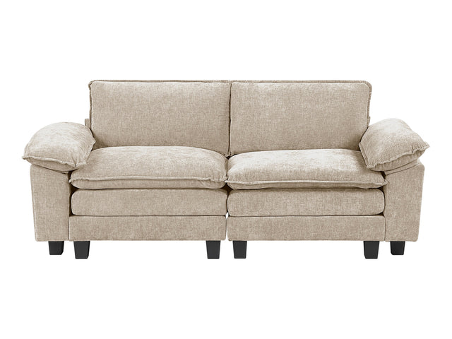 Dublin Taupe Loveseat - Ornate Home